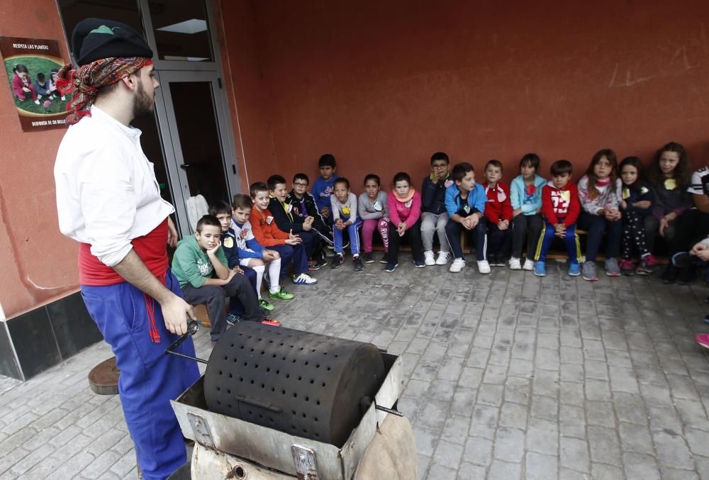 Amagüestu en el Colegio Poeta Ángel González