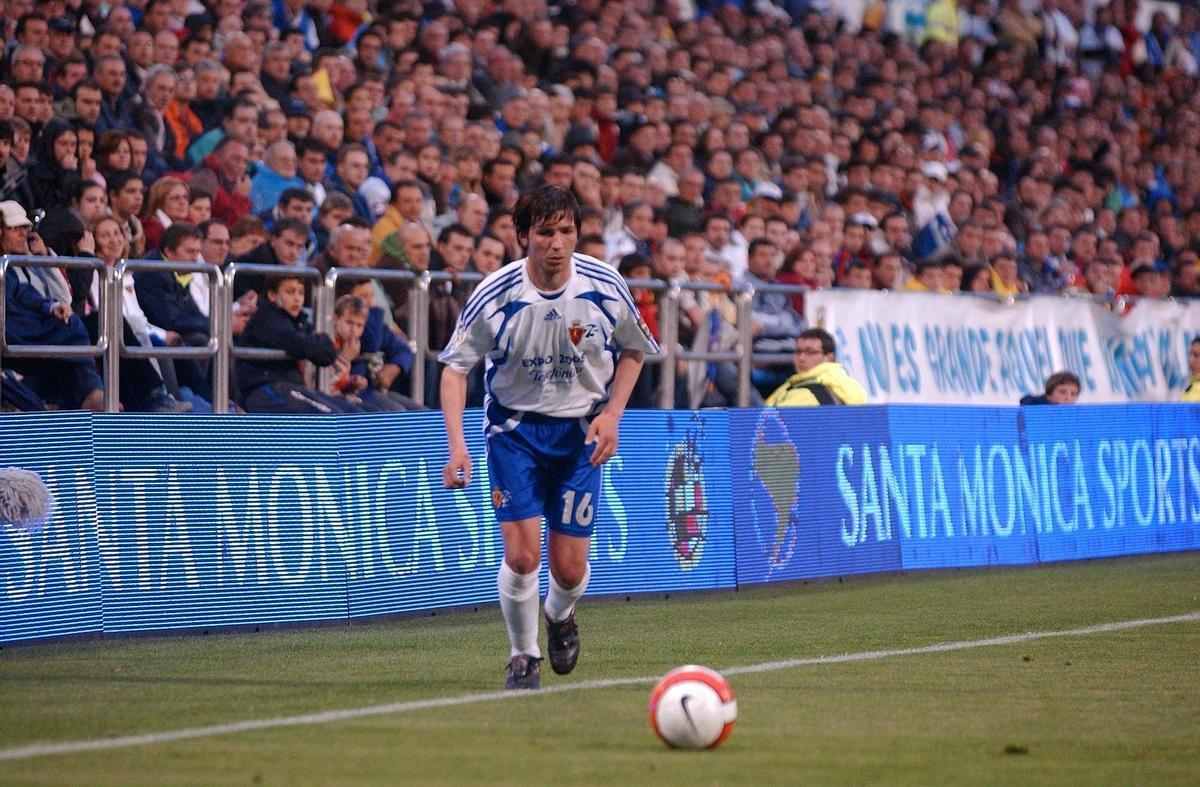 19/04/2008ZARAGOZAPARTIDO DE LA LIGA DE FUTBOL DE PRIMERA DIVISION: REAL ZARAGOZA - RECREATIVO DE HUELVA. ALBERT CELADES.FUTBOL. REAL ZARAGOZA.JESUS CISNEROSCAMARA DIGITAL. FUTBOL. REAL ZARAGOZA