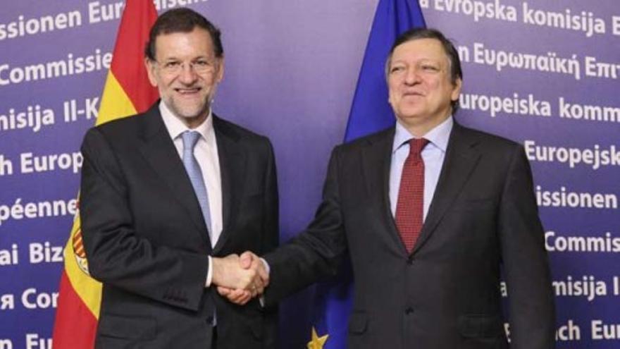 Rajoy se reúne con el presidente de la Comisión Europea