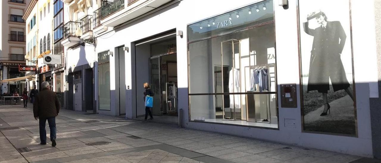 La tienda de Zara Mujer en Mérida, antes de que cerrara definitivamente sus puertas.