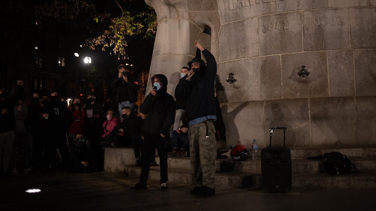 Cargas policiales en la segunda protesta por la detención de Pablo Hasél