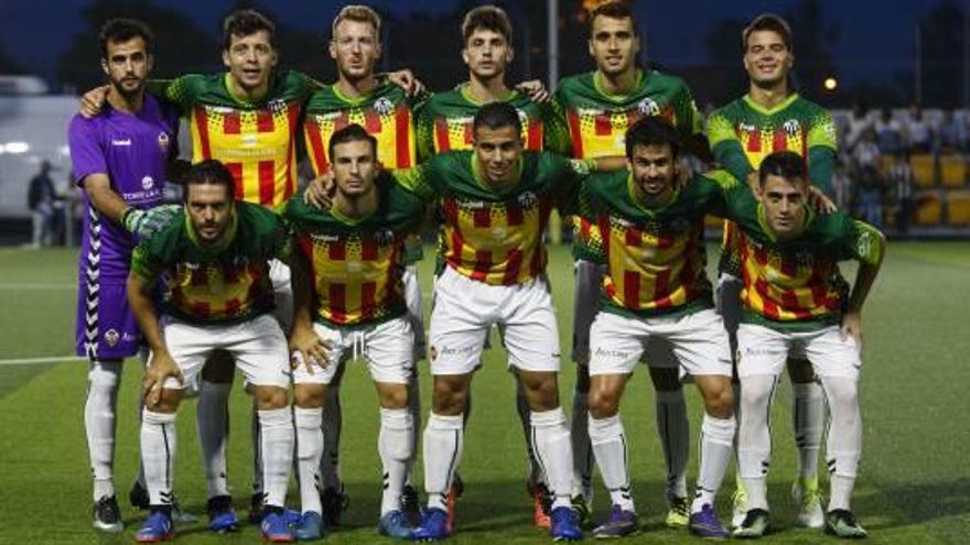 Once inicial del CD Castellón en el encuentro contra el Roda en la Ciudad Deportiva Pamesa.