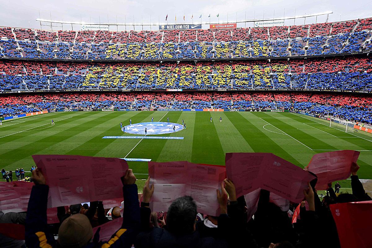 Más que empoderamiento,  mosaico blaugrana en el Camp Nou