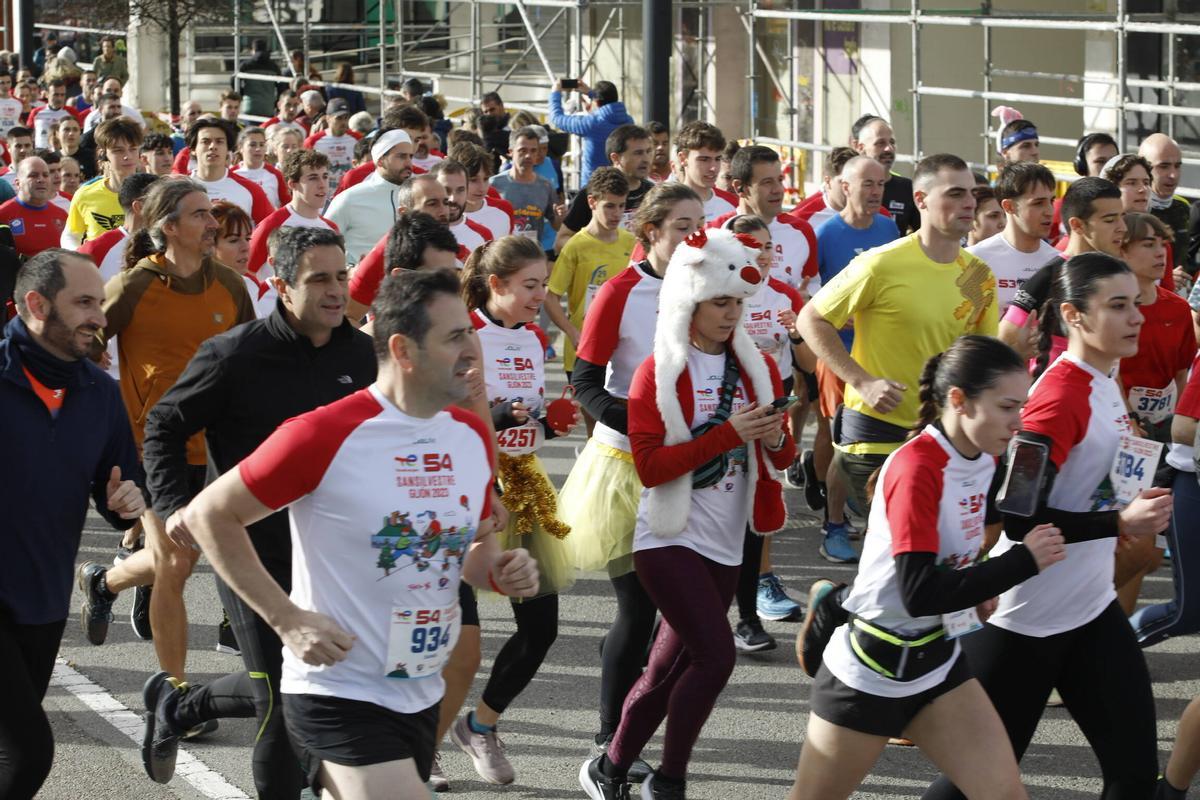 La San Silvestre de Gijón en 2025.