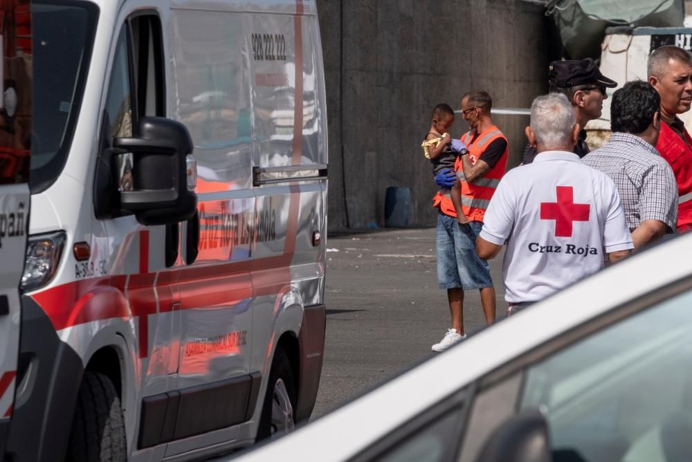 Llegada de inmigrantes a Gran Canaria