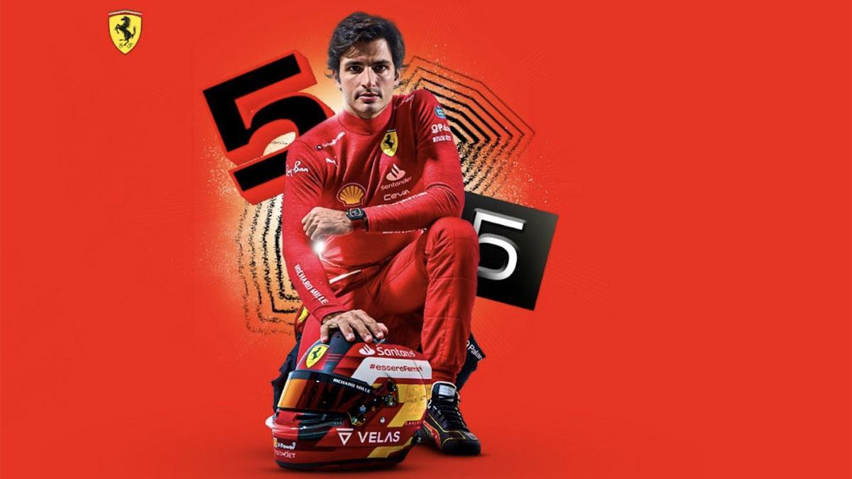 El nuevo Ferrari de Carlos Sainz ya rueda en Barcelona