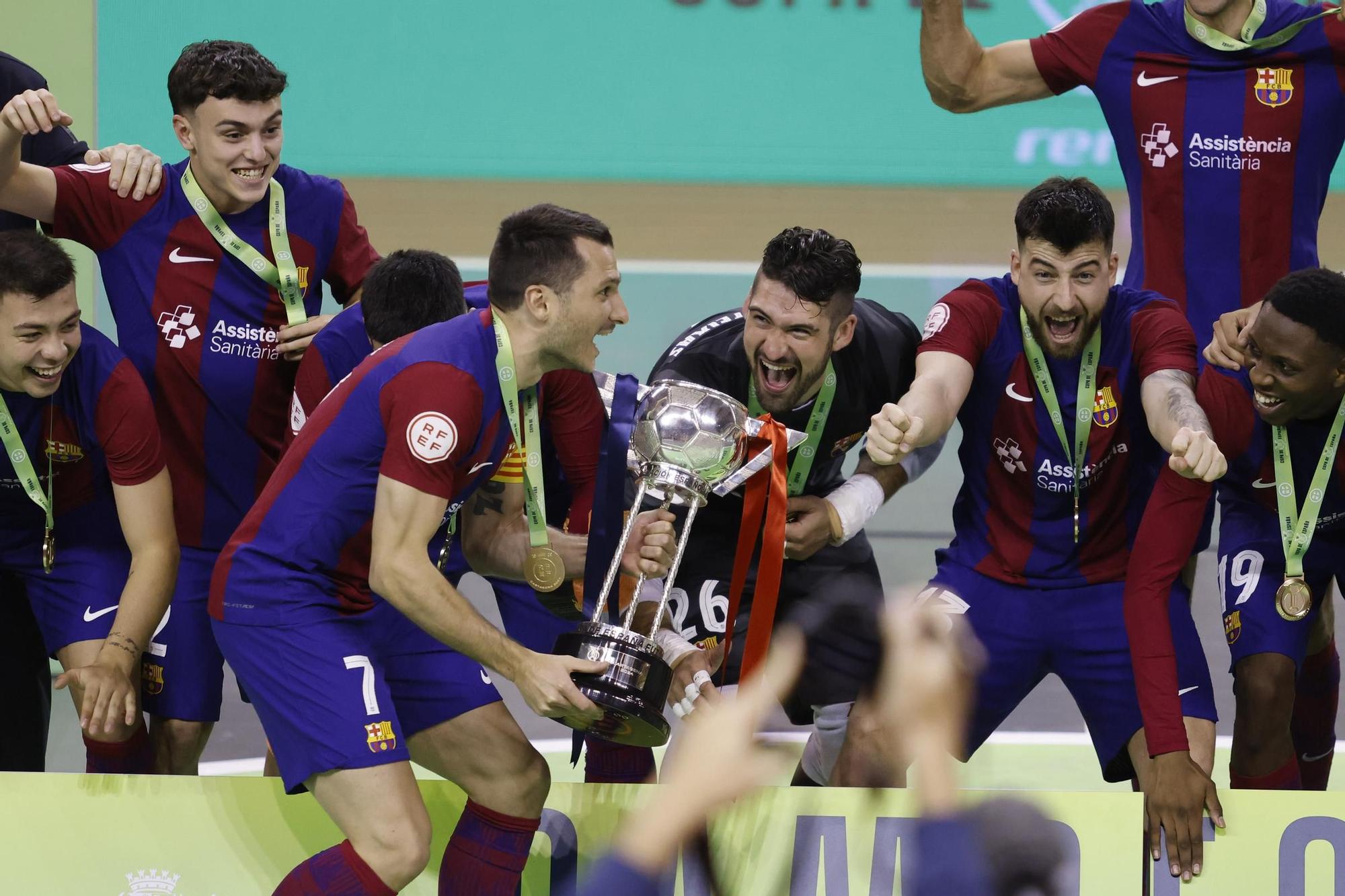 ElPozo Murcia - FC Barcelona, final de la Copa de España de fútbol sala