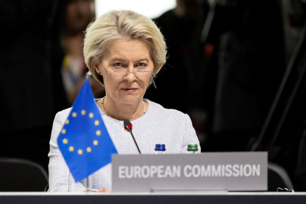 Ursula von der Leyen, en la cumbre de paz sobre Ucrania de Suiza, el pasado 16 de junio.