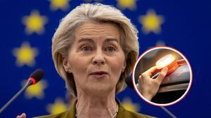 Ursula von der Leyen, presidenta de la CE que estudiará si España ha caído en la ilegalidad con la baliza V16.