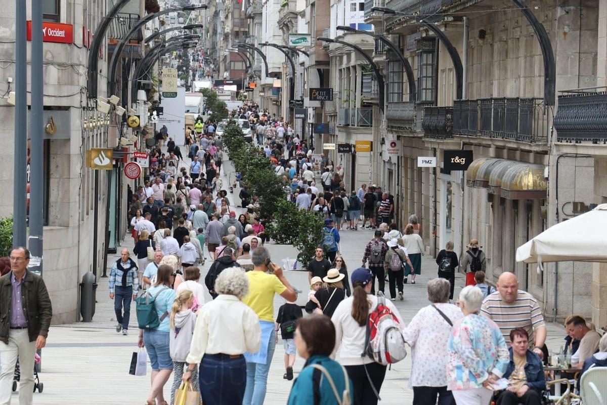 Vigo recibe a más de 9.000 pasajeros británicos en la doble escala de los cruceros Iona y Ventura
