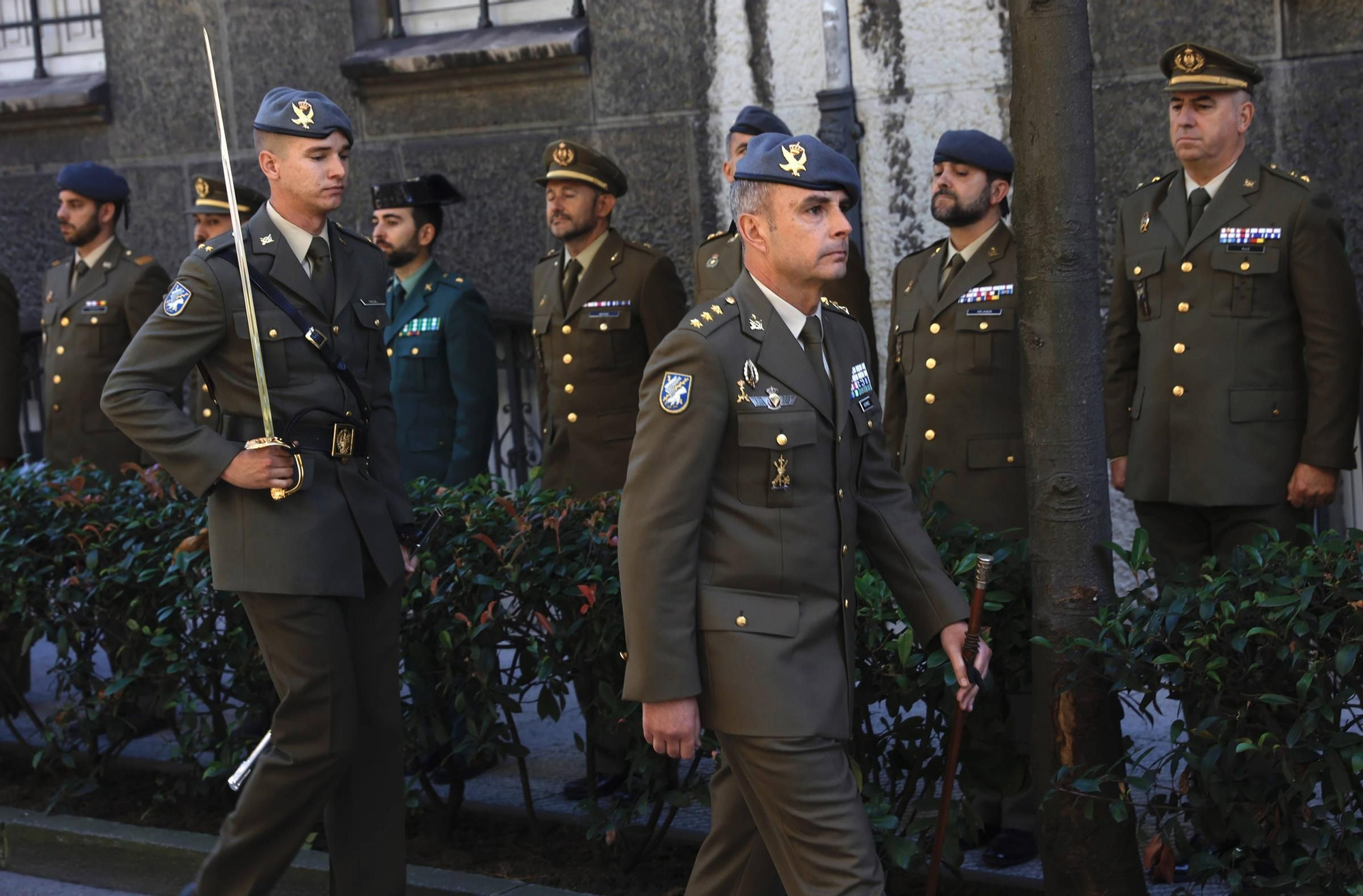 Parada militar en Oviedo para homenajear al Cabo Noval