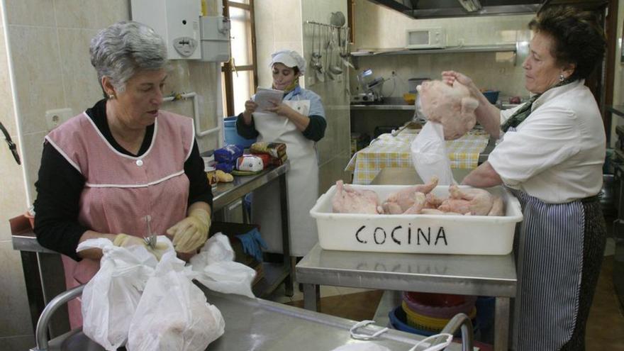 Una imagen del comedor de Santo Domingo.