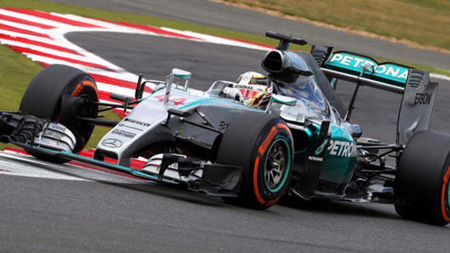 El Mercedes de Lewis Hamilton