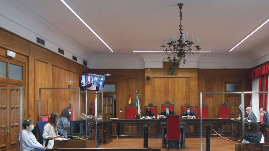 Imagen reciente de la sala de vistas orales de la Audiencia Provincial de Ourense.  // IÑAKI OSORIO