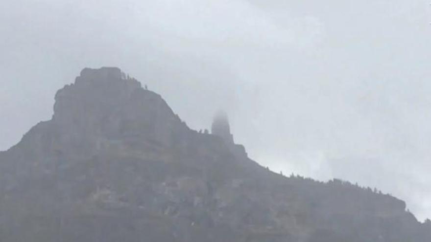 El temporal, en las medianías y cumbres de Gran Canaria