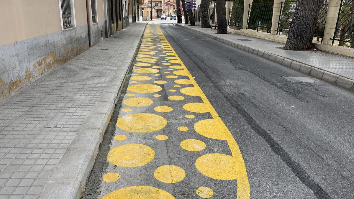 Petrer implanta el &quot;Urbanismo Táctico&quot; en la avenida de Salinetas y en la calle Calvario.