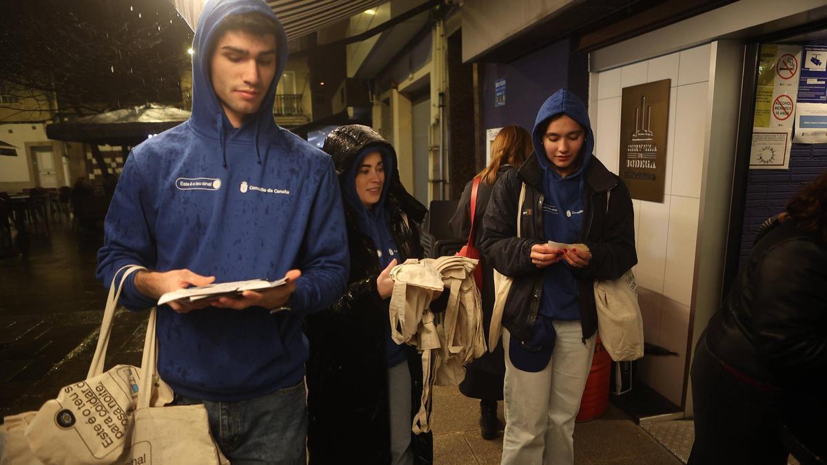 Arranca en A Coruña la campaña para fomentar el civismo en el ocio nocturno