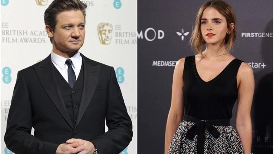 Jeremy Renner y Emma Watson, los actores más rentables de Hollywood
