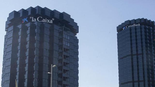 Oficinas de Caixabank en Barcelona.