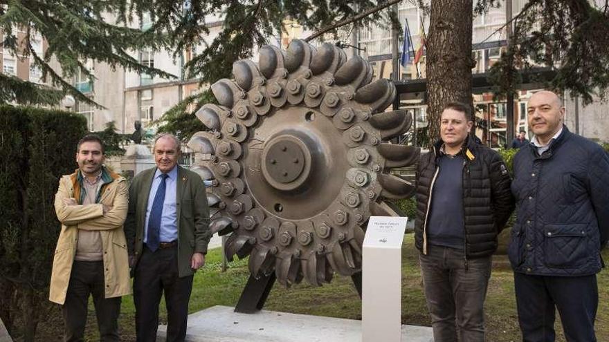 Una turbina de exposición.