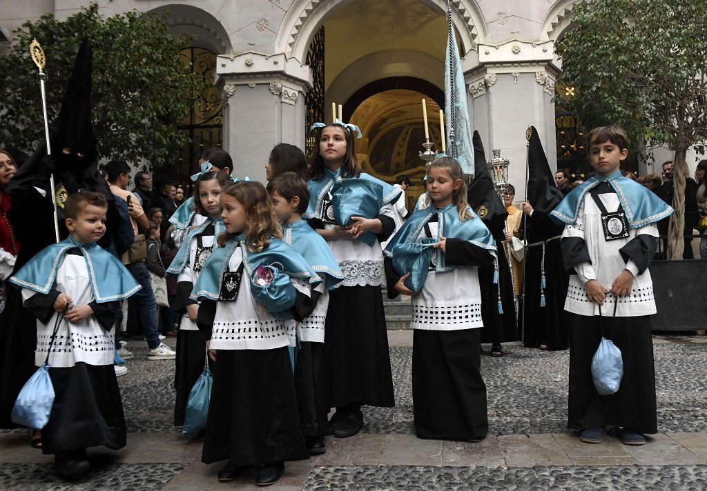 Las mejores imágenes de la procesión de Servitas el Viernes Santo en Murcia