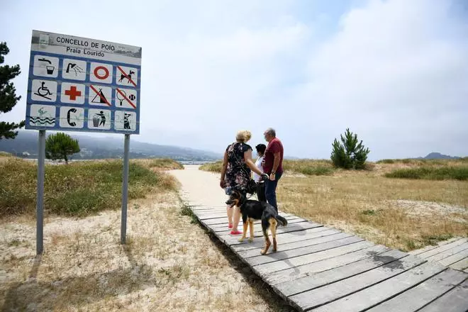 Toda una ría sin arenales aptos para los animales de compañía
