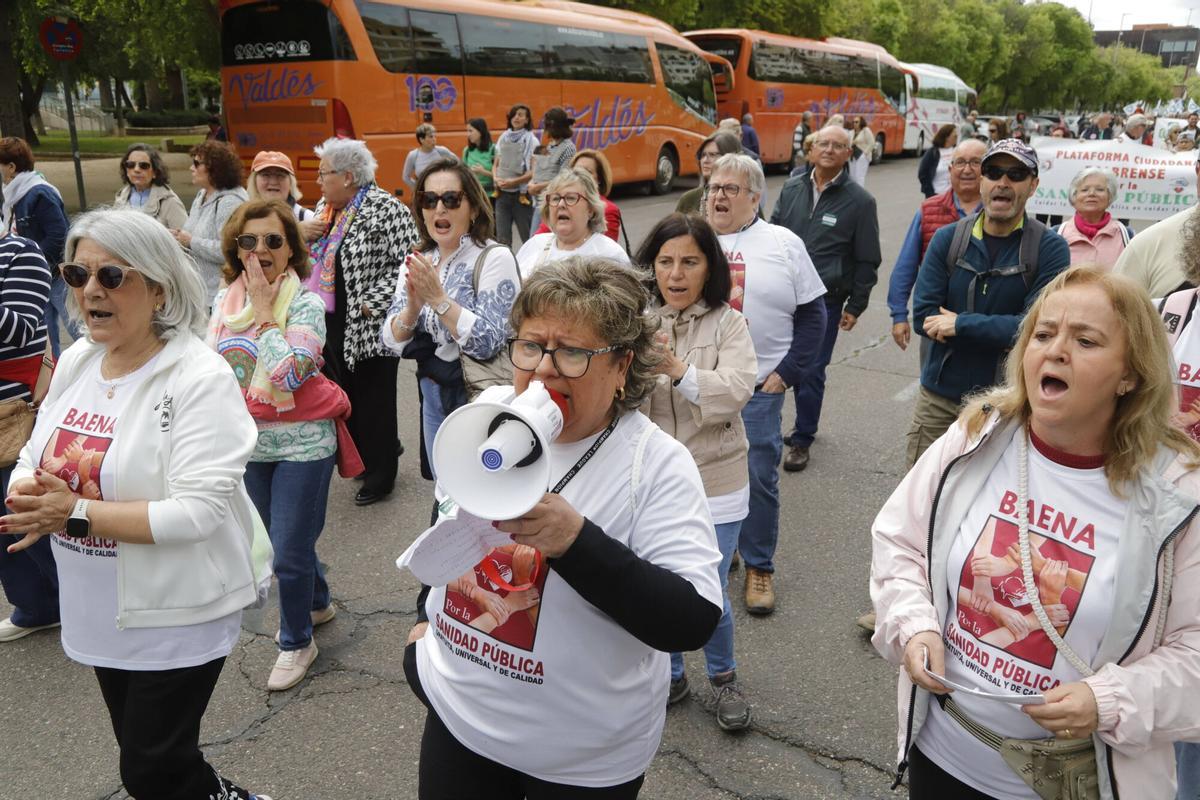 La manifestación por la sanidad andaluza, en imágenes