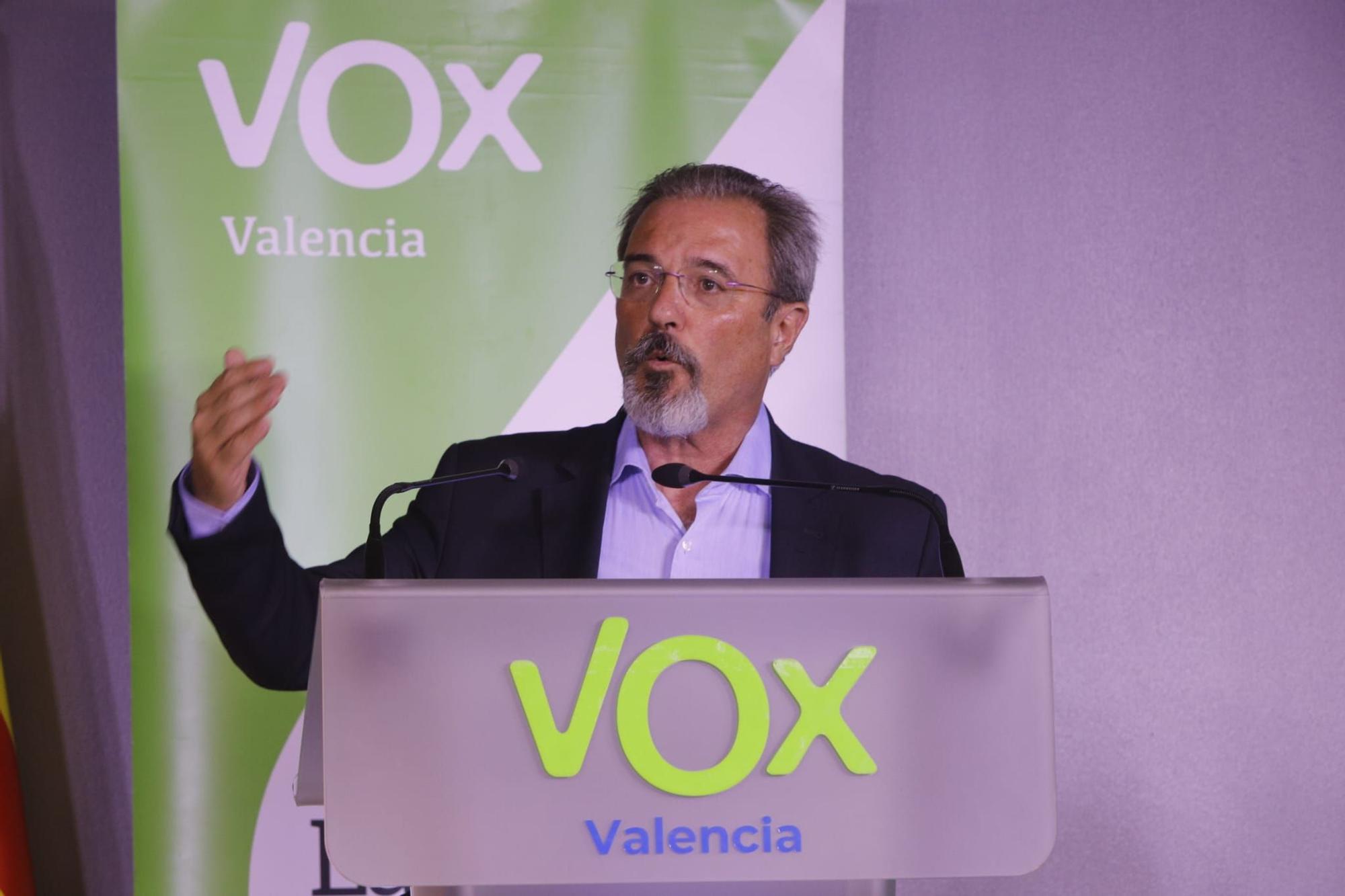 Vox hace balance de sus resultados en las elecciones del 23J en Valencia