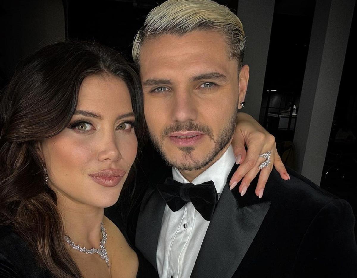 Wanda Nara y Mauro Icardi, en una foto reciente