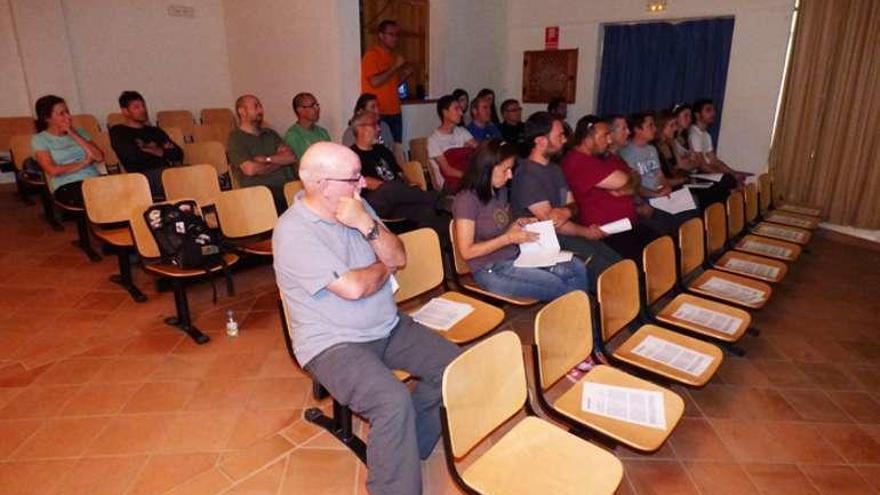 Participantes en las jornadas del murciélago.