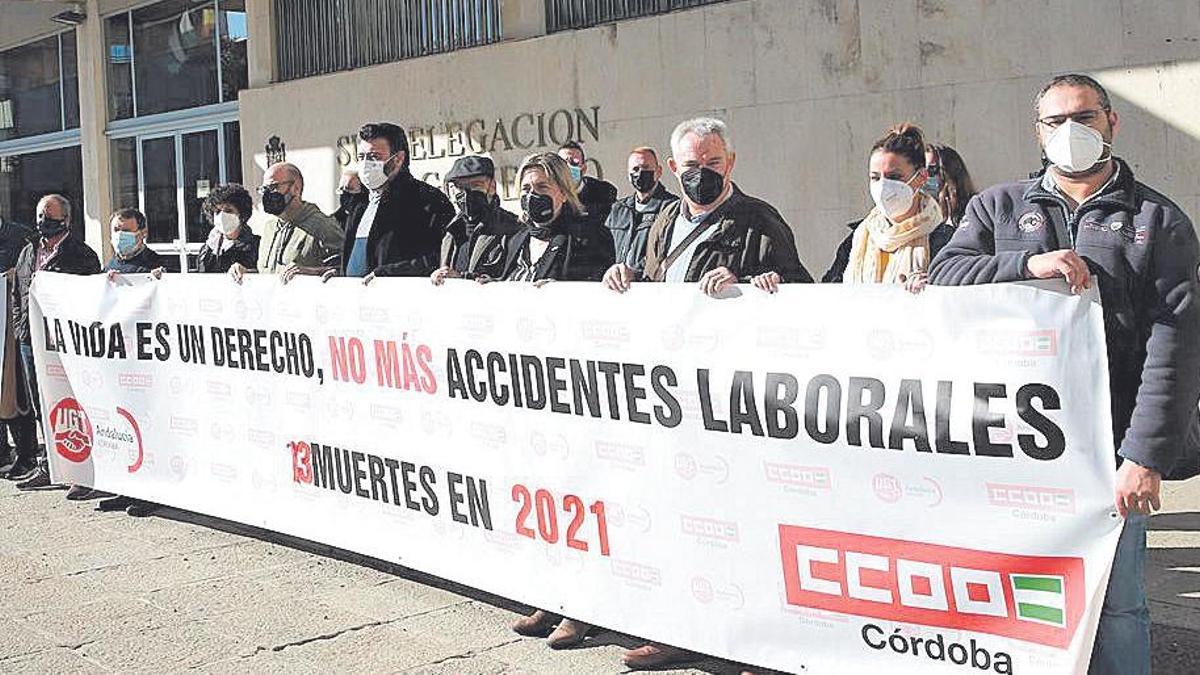 Nueva concentración en Córdoba contra los accidentes laborales