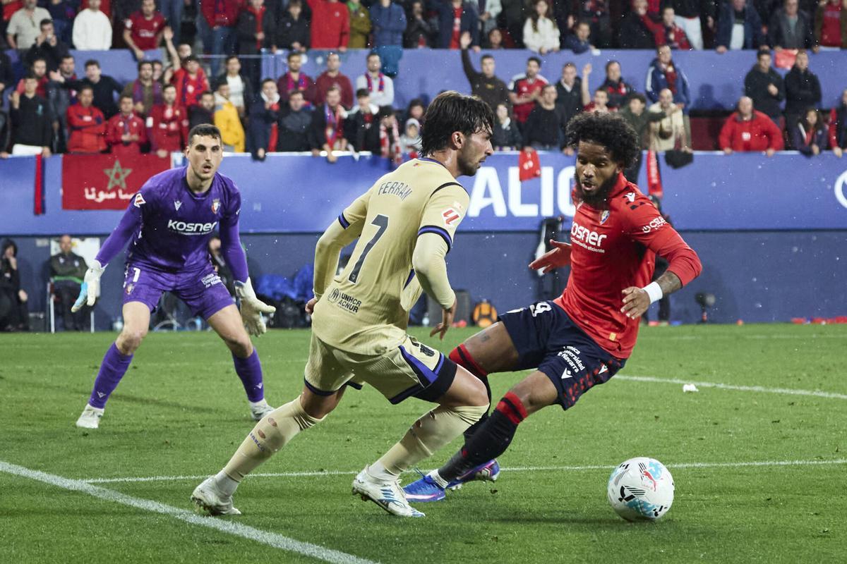 Partido de la liga EA Sports 2025-2026 CA Osasuna vs FC Barcelona