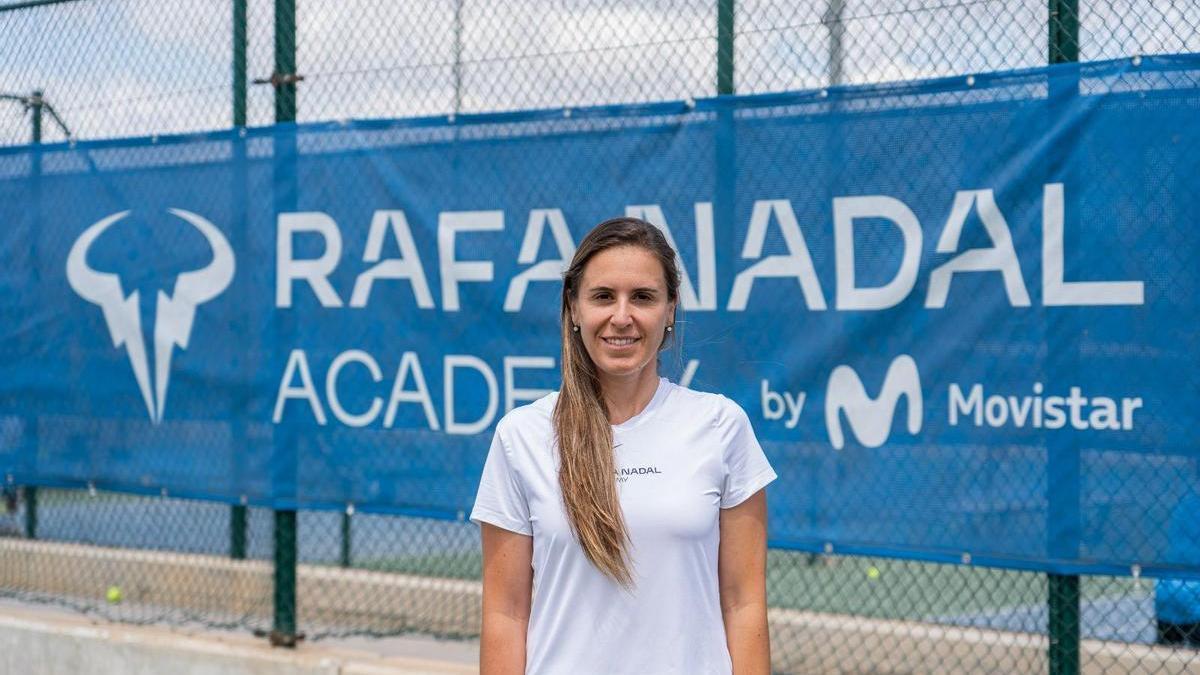 Anabel Medina, en la Academia de Rafa Nadal