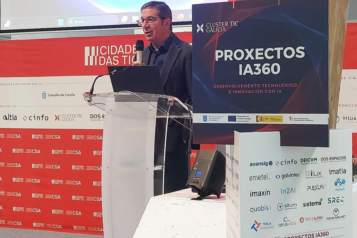 Antonio Rodríguez del Corral, presidente del Clúster TIC Galicia y CEO de Cinfo