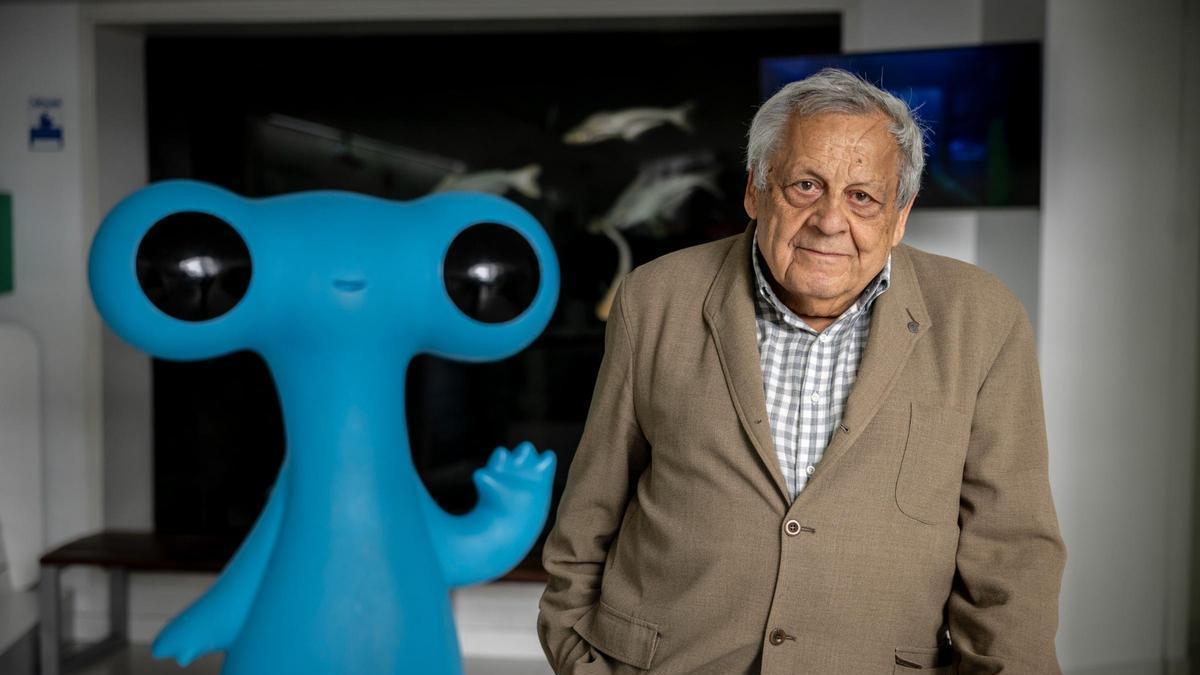 Roque Gistau, este domingo en el Acuario de Zaragoza.