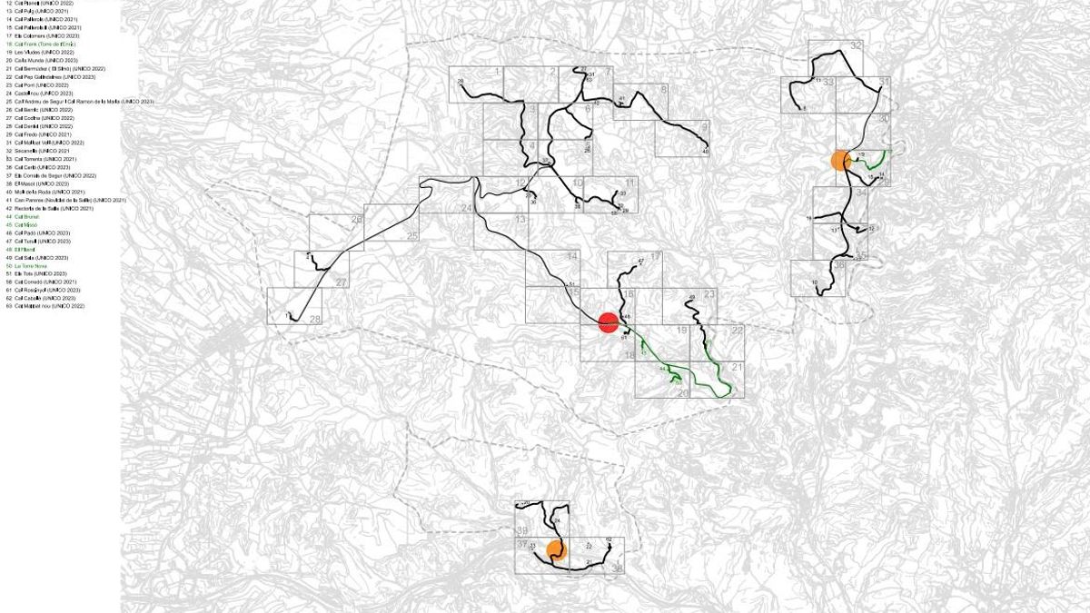 El mapa de la instal·lació