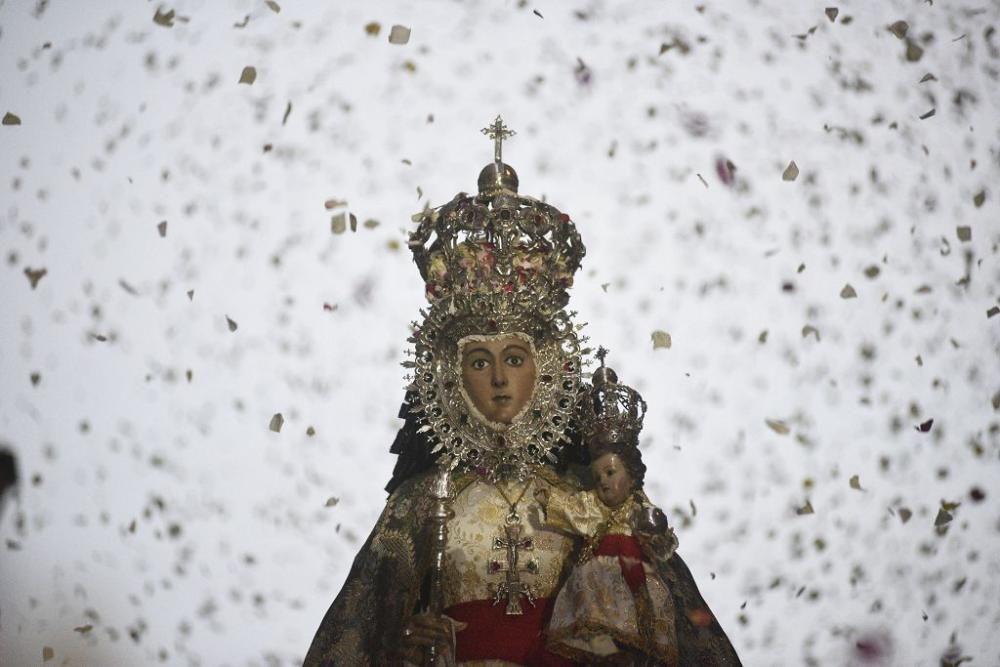 La Fuensanta baja en romería hasta la Catedral