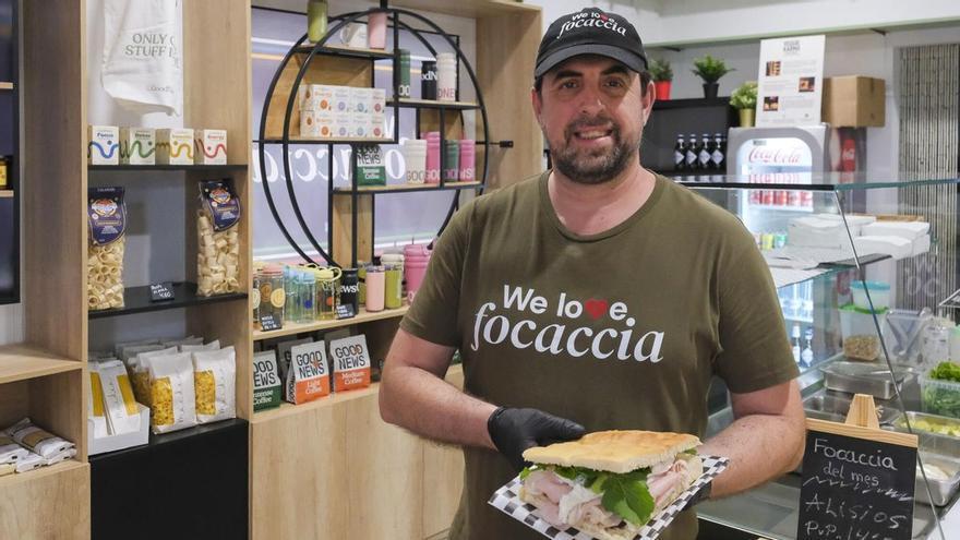 A Schamann le gustan las focaccias con una fusión de sabores italianos y canarios