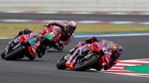 Jorge Martín durante el fin de semana en Misano