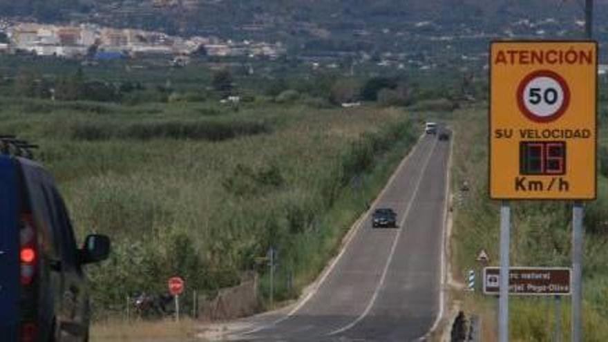 La velocidad convierte la carretera de Pego en una trampa para la fauna