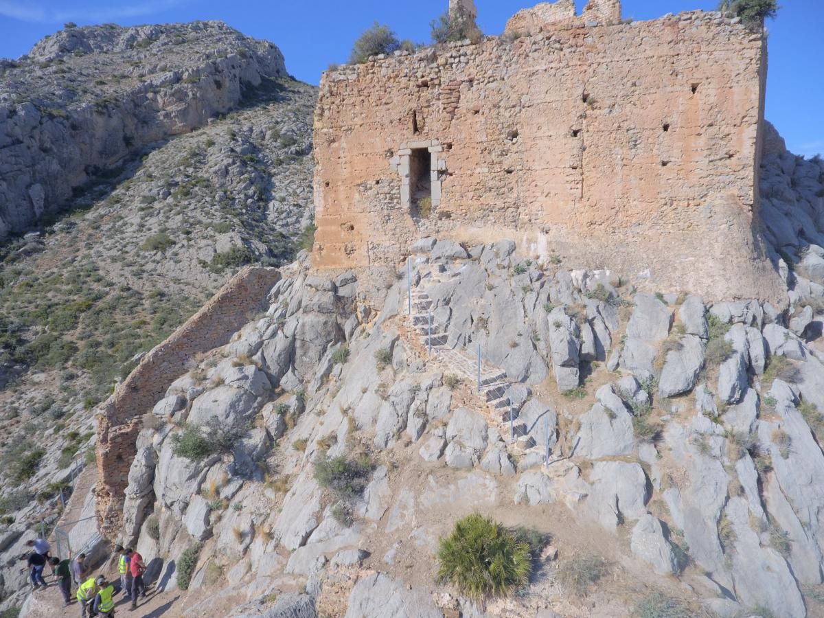 Fin de la primera fase de las obras del Castell de Borriol