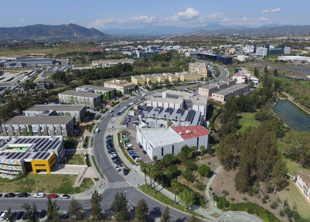 Una imagen aérea del Parque Tecnológico de Andalucía (PTA). | ÁLEX ZEA