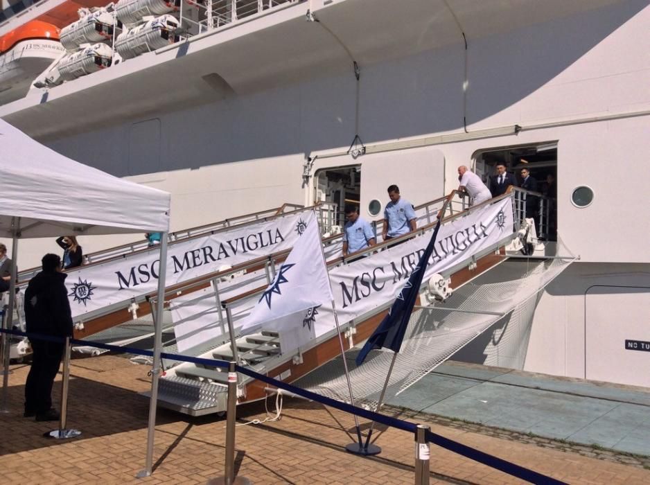 El MSC Meraviglia en Vigo