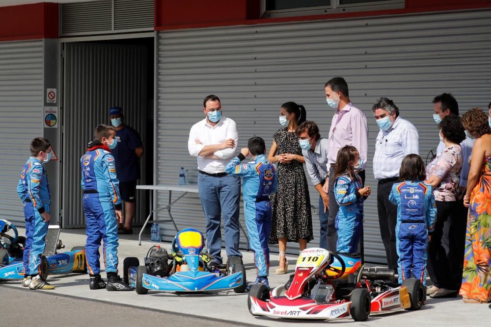 Los Reyes de España visitan el museo de Fernando A