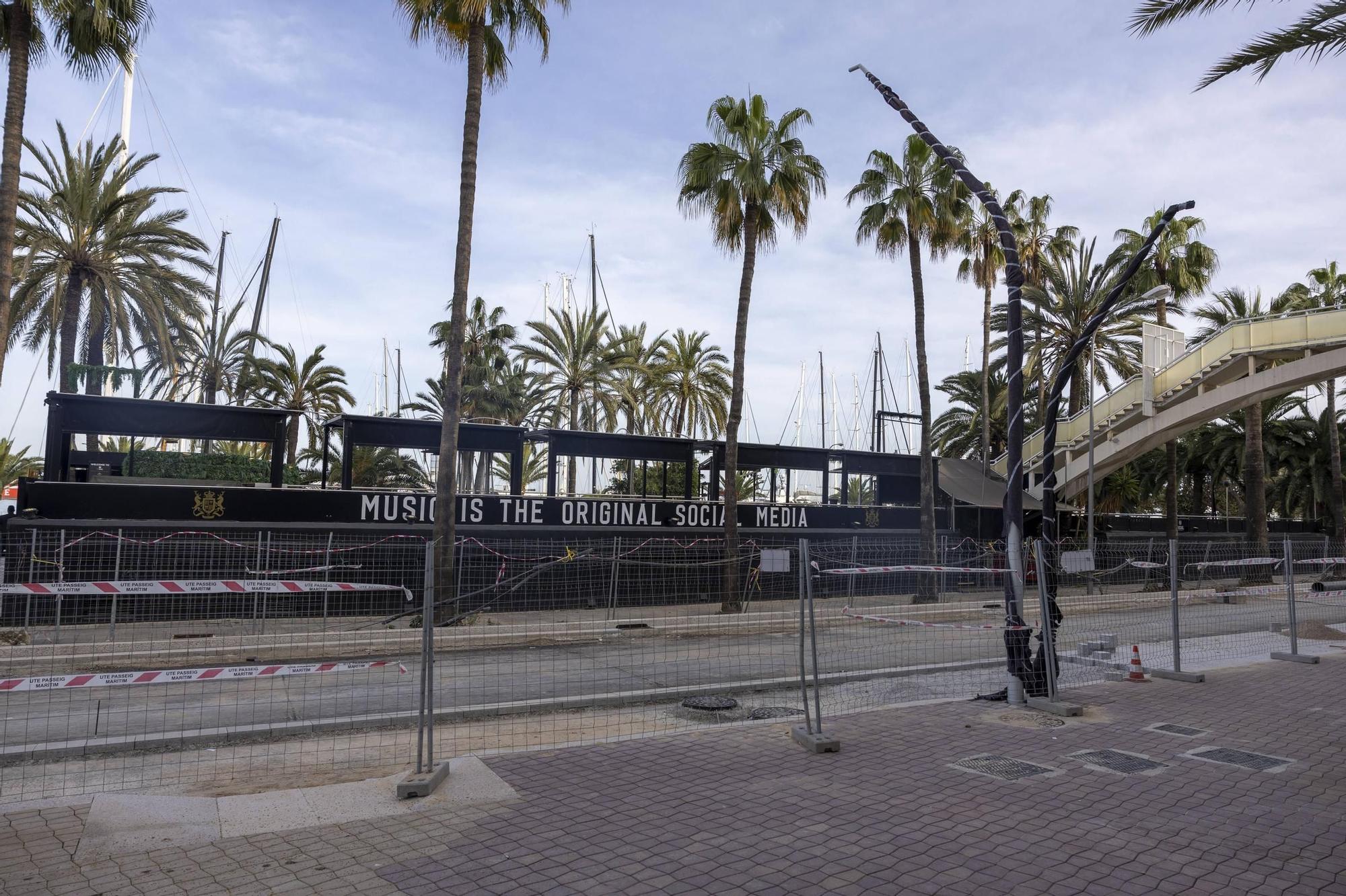 FOTOS: Así eran la piscina y el puente del antiguo Hotel Mediterráneo, que ahora desaparecen