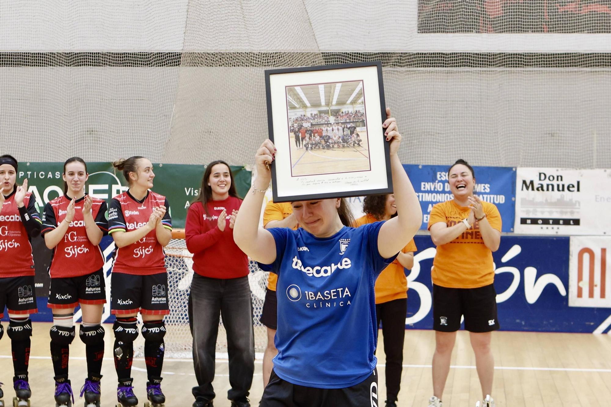 Triunfo, aplausos y lágrimas en el final liguero del Telecable (en imágenes)