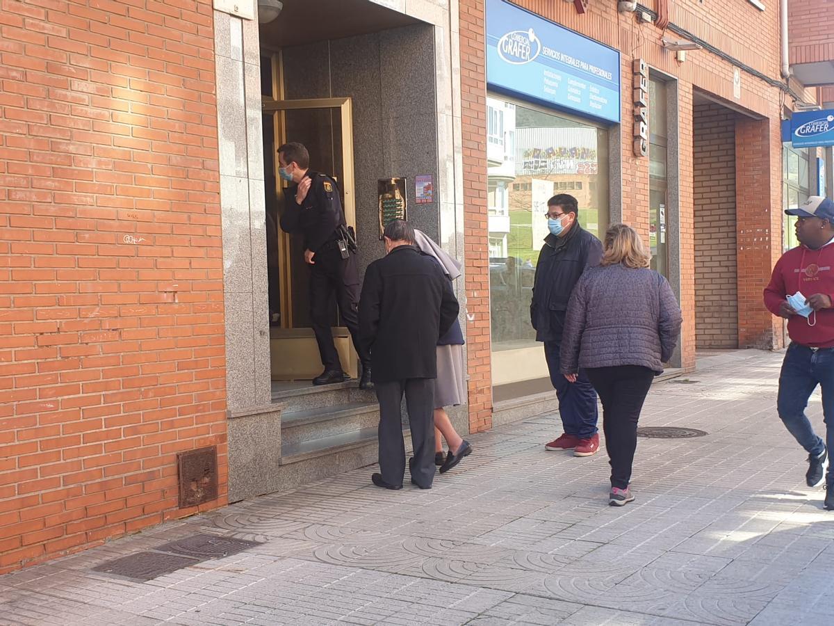 Policía en el lugar de los hechos