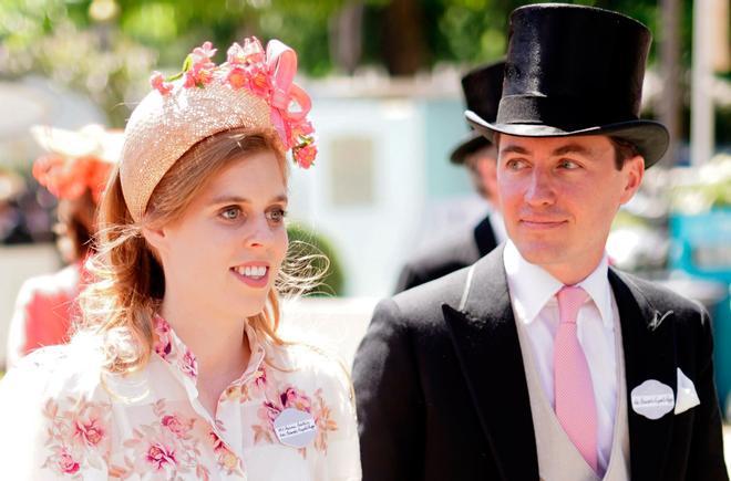 La princesa Beatriz de York y Edoardo Mapelli en Ascot