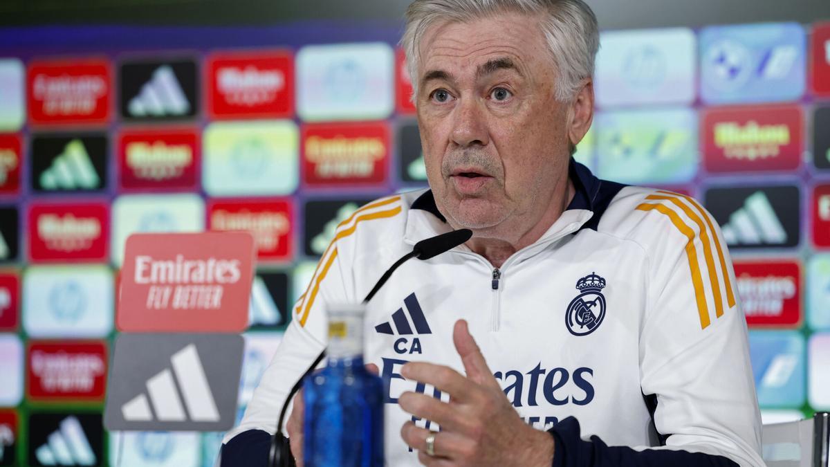 Ancelotti: "El club siempre me apoya, sobre todo en los momentos de dificultad"