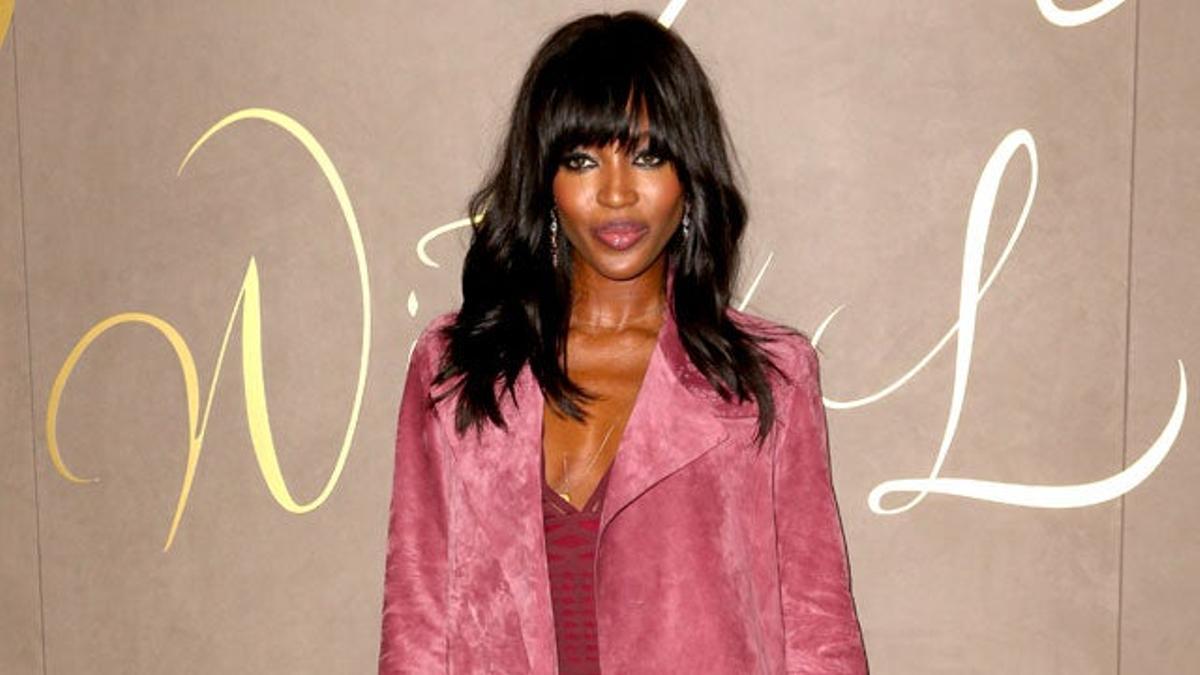 Naomi Campbell, en la presentación de la película de Burberry en Londres.